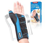 YiYame Tutore pollice polsiera per tendinite polso, Tutore per sindrome di de quervain, Tutore polso cisti tendinea, Tutore polso pollice per tunnel carpale, pollice a scatto, fratture, Sinistro-M