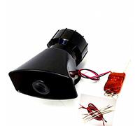 YIYDA Car Horn 12V Corno di Allarme remoto Corno per Auto Sirena di Allarme 7 Toni 100W Forte Allarme di Avvertimento per Auto di Sirena antincendio della Polizia con Telecomando Marrone Altoparlante