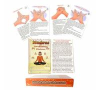 YIYEE 36 carte Mudra per il risveglio dei chakra, 72 mazzi guida per il gesto della mano