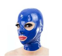 YIYELIY Testa Coperchio in Lattice Maschere di gomma Maschera in Latex | Apri occhi La bocca gioco di ruolo Cosplay Festa Uomini e donne