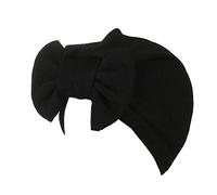 YiYi Operation Cappello a turbante da donna in cotone elasticizzato con fiocco da donna Chemo berretti Hijab copricapo copricapo