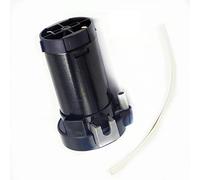 YIYIDA Avvisatore acustico per auto Compressore d'aria 12V nero Kit pompa aria con flessibile, elettrico, avvisatore acustico, fischio, super corno, accessori, moto, camion, camion, treno, barca