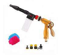 YIYIDA Pistola a spruzzo per Schiuma Spray per Auto Pistola per Schiuma per Pulizia Auto Regolabile 2-in-1 Foam spray gun 100ml Strumento di Pulizia per Lavaggio Giardino