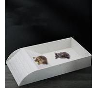 YIYILU Tortoise Water Dish - Piatto da Bagno con Tartaruga, 30,5 x 14,8 x 5,8 cm, ABS Ciotola in per Tartaruga, Tartaruga Tortoise Food Dish with Ramp Accessori per Habitat Tartaruga
