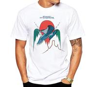YIYIQI Vintage-1974-Eagle-On-The-Border-Concert-Rock-Band-Tour-T-Shirt-Hipster-Unisex-streetwear-Hip