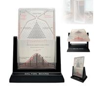 YIYIRAN Tavola di Galton da Ufficio, Dimostrazione Efficace del Principio Statistico, Modello di Dimostrazione della Probabilità con Curva Gaussiana, Strumento Didattico di Laboratorio di Fisica