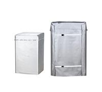 YiYYPT Coperchio per Lavatrice Verticale Impermeabile Copri Lavatrice Anti Sunlight Fodera per Lavatrice a Carica dall'alto Anteriore Coprilavatrice Carica dall'alto con Cerniera (Standard,5-5.5kg)