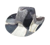 YIzdegg 1971 Cappello da cowboy western per uomo e donna, tesa larga, cappello da cowboy per costume, travestimento, cosplay (Sky Blue, M)