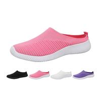 YIzdegg Orthopädisch Sandalen Damen - Walkingschuhe Damen Leicht Weite H Sommerschuhe Mit Fußbett Komfort Schlappen Rutschfestes Gesundheitsschuh Reisesandalen Für Plantarfasziitis, Aaarosa, 41