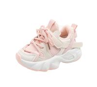 YIzdegg Scarpe da ginnastica da ragazza, ragazzo, scarpe da corsa, suola spessa, foderate, traspiranti, per il tempo libero, comode da allenamento, scarpe da ginnastica antiscivolo per bambini, Colore