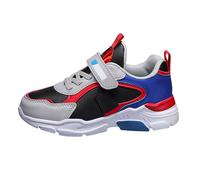 YIzdegg Scarpe sportive da ragazza ragazzo: scarpe da ginnastica traspiranti, antiscivolo, comode da corsa, leggere, da basket, comode da camminare, classiche, Colore: rosso, 37 EU