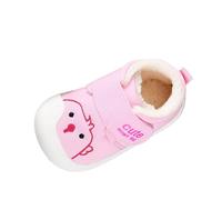 YIzdegg Scarpine primi passi per bambini, antiscivolo, leggere, resistenti, morbide, comode, per il tempo libero, traspiranti, per ragazze e ragazzi, Colore: rosa., 16 EU