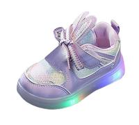 YIzdegg Sneaker da bambina e ragazzo: scarpe da ginnastica per bambini, carine, leggere, basse, traspiranti, scarpe da ginnastica antiscivolo, scarpe da ginnastica per il tempo libero, Lilla, 29 EU