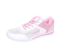 YIzdegg Sneaker Damen Atmungsaktiv - Turnschuhe Bequem Für Damen Rutschfest Wanderschuhe Outdoor Laufschuhe & Sportschuhe Leichtgewichts Mesh Schuhe Lace Up Tennisschuhe Joggen Training, bianco, 42 EU