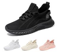 YIzdegg Sneaker & Sportschuhe Für Damen - Turnschuhe Bequeme Laufschuhe Sommer Outdoor Walkingschuhe Atmungsaktiv Mesh Joggingschuhe Leichtgewichts Bequeme Straßenlaufschuhe Freizeitschuhe Damen