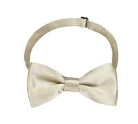 Yizelli Bambini Solid Colore Papillon Collare Banda Regolabile Pre-legato Papillon per Toddler Bambini Ragazzi Ragazze (Champagne Leggero)