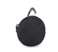 Yizelli Mini Molle Pouch Accessori 7,5 x 2,5 cm Marsupio Borsa Tattica Portamonete Portachiavi Auricolare Custodia (Nero)