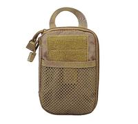 Yizelli Tattica Molle Accessorio Custodia EMT Utility Tool Bag 6,0 Pollici Telefono Waist Pouches Borsa Medica Impermeabile (Colore Fango)