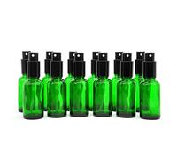 YIZHAO Bottiglie Spray Vetro 30ml, Verde Spruzzino Nebulizzatore Piccolo, per Olii Essenziali, Profumo, Pulizia, Cosmetici, Viaggio, Farmacia - 24 Pcs