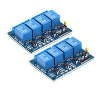 Yizhet 4 Canali Relay Modulo DC 5V Relè con Accoppiatore Ottico, 2 Pezzi | Compatibile con Arduino Raspberry Pi BRACCIO AVR DSP del PIC