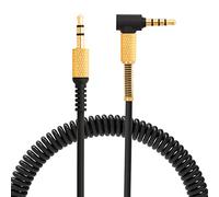Yizhet Cavo Aux Audio Compatibile con Cuffie Marshall Major III Marshall Major II Major I Marshall Monitor 3,5mm Jack Cavo Audio Stereo di Ricambio con Telecomando & Microfono (1,2m, Nero)