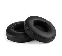 Yizhet Cuscinetti Cuffie Compatibile con Beats by Dr. Dre Solo 2 Solo 3 Padiglioni Cuffie di Ricambio in Pelle Proteica e Spugna (1 Paio, Nero)