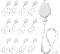 Yizhet Luci per Lanterna di Carta, 12 Pezzi Luce per Palloncini Led Blu con Corda, a Batterie Sostituibili, Impermeabile per Matrimoni, Compleanno, Festa, Natale