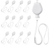 Yizhet Luci per Lanterna di Carta, 12 Pezzi Luce per Palloncini Led Rosso con Corda, a Batterie Sostituibili, Impermeabile per Matrimoni, Compleanno, Festa, Natale