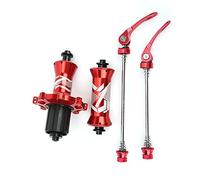 YIZISECCE a trazione dritta per bicicletta da strada, per R9000, 24 fori, cuscinetto completamente sigillato, per strumento bici NBK, prestazioni durevoli e fluide (Rosso)