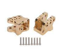 Yizisecce Assial RBX10 Ryft Montaggio di sospensione, per auto RC assiale, montaggio dell'asse posteriore in ottone posteriore impostato con viti, parti di sostituzione in scala