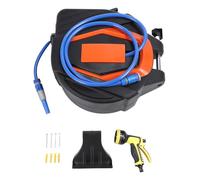 YIZISECCE Bobina per tubo d'acqua montato a parete retrattile 10 ugelli motivi con staffa girevole a 180 ° mob e mob