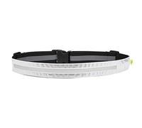 YIZISECCE Cintura di sicurezza riflettente, attrezzatura da corsa luminosa, usura di ciclismo a LED elastico per sport, vestiti riflettenti neri con alta visibilità per le