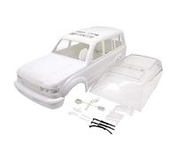 Yizisecce LC80 313 Guscio di auto bianca per canotta per 1/10 arrampicata in auto RC, per TRX4, CX10 compatibile, materiale ABS durevole, facile installazione, design realistico