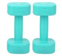 Yizisecce per attrezzatura di fitness per manubri da 4 libbre per sollevamento pesi, bodybuilding, yoga e perdita di peso, 2pcs (Verde)