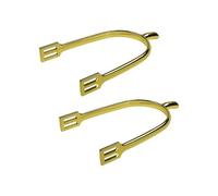 YIZITU 1 Paio Speroni da Equitazione Inglesi a Forma U da Uomo Precisione Lega Zinco Leggera Speroni da Allenamento per Equitazione Speroni Inglesi da Uomo