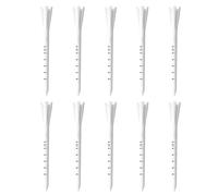 YIZITU 10 in Plastica Infrangibili Tees 5 Prongs Balli da Golfs Ergono per Le Magliette Sportive per Esterni Accessorio Senza Grazia A Lungo