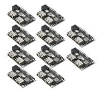 YIZITU 10Pcs Doppio USB Veloce Tensione di Ricarica Modulo di Riduzione 6-30V 12V 24V Per Telefono Auto Ricarica USB Ricarica Per Telefono Auto