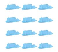 YIZITU 12Pcs Silicone Pen Holder Sleeve Supporto Adesivo Per Scrivania Parete Frigorifero Lavagna Appunti File Locker Accessorio