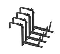 YIZITU 2/4Pcs Fioriera Box Staffe Regolabile Fiore Box Staffe Heavy Duty Garage Storage Hook Per Garage Storage Balcone Supporti di Fiori