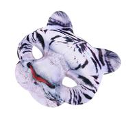 YIZITU 3D Animale Mezza Viso Tigre Leopardi Animali Cosplay Per Halloween Festa in Maschera Unisex Regali