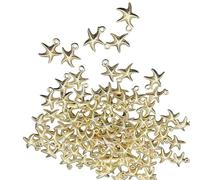 YIZITU 50pieces Creature Sea Charm Shell Star Fish Beads Charm Animal Pendant Fidant Gioielli Che Accessori per I Gioielli Fatti A Mano