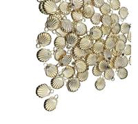 YIZITU 50pieces Creature Sea Charm Shell Star Fish Beads Charm Animal Pendant Fidant Gioielli Che Accessori per I Gioielli Fatti A Mano