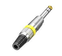 YIZITU Adattatore maschio del connettore del metallo 6.35mm con i contatti dell'oro 24K Progettazione sicura della vite per la trasmissione di eventi adattatore del metallo per i sistemi audio di