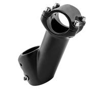 YIZITU Additional Cycle Stem With Sandblasted Finish 45° Angled Structure Not Slip Fluctuation Pattern For Strengthened Control Mountainbike Road Bicycles Mountain Cycle Handlebars Stem