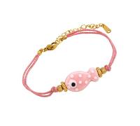 YIZITU Adorabile Pesce A Forma Pesce Con Perline Bracciale Regolabile Gioielli In Acciaio Inossidabile Per Donne Uomini Indossare Un Accessorio Pesci Donne