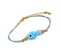 YIZITU Adorabile Pesce A Forma Pesce Con Perline Bracciale Regolabile Gioielli In Acciaio Inossidabile Per Donne Uomini Indossare Un Accessorio Pesci Donne
