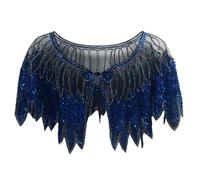 YIZITU Avvolgimento A Scialle Con Paillettes Degli Anni '20 Wrap Scintillante Per Le Spalle Abiti Da Sposa E Vestito Feste Tutto Uno Scialle Evento Formale Abbinato