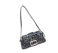 YIZITU Borsa a tracolla da donna con stampa leopardata borsa ascella borsa alla moda borsa ascellare borsa per tutti i giorni da donna moda ascella pelle PU ascellare stampa leopardo spalla, Nero