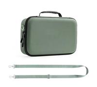 YIZITU Borsa da viaggio per attrezzi con protezioni complete, custodia con design spazioso, contiene cavo remoto e adattatore di ricarica, supporto per telecomando, Verde