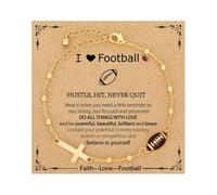 YIZITU Bracciale Crocifisso Versatile E Regolabile Con Palla Per Uomo Donna Polsino Dal Design Classico Lega Leggera Comfort Quotidiano Bracciale Crocifisso Da Donna